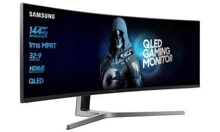 Con unas altas prestaciones y enorme diagonal, el monitor Samsung C49HG90DMU de 49 pulgadas, vuelve a estar de oferta en Amazon, por 804,99 euros