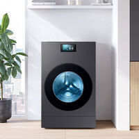 Lavasecadora Samsung con pantalla y WiFi. Puedes controlarla toda desde el celular 