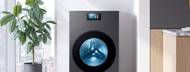 Lavasecadora Samsung con pantalla y WiFi. Puedes controlarla toda desde el celular