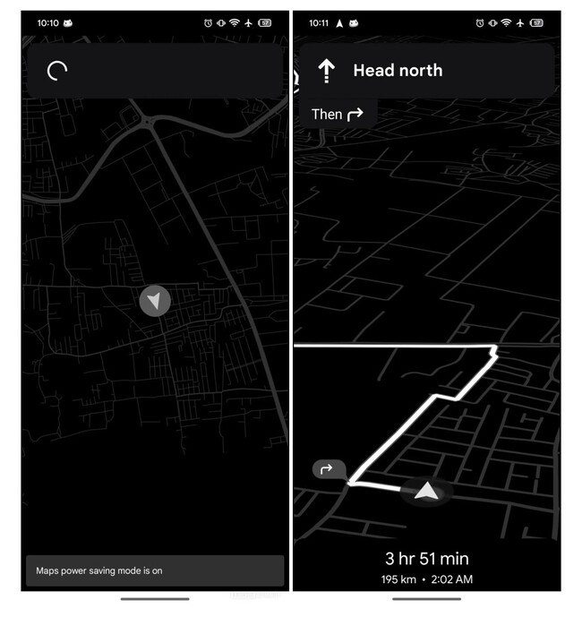 Google Maps tiene un modo que deja la pantalla en negro para el máximo ...