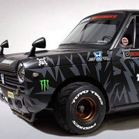 Este Honda N600 es una mini Hoonitruck con motor de motocicleta y mucha actitud 