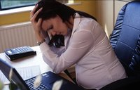 Las madres con depresión tienen hijos más pequeños