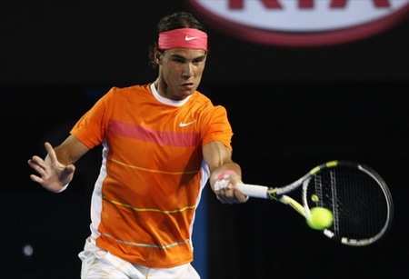 El vistoso look de Nadal sobre la pista de tenis
