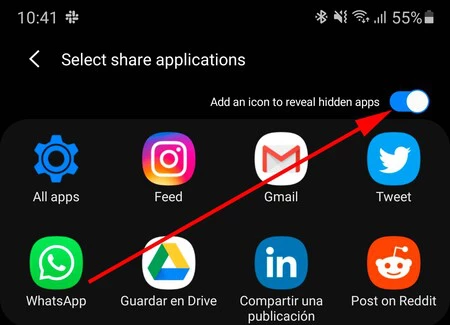 このオプションをチェックすると、すべてのアプリケーションへのアクセスが表示されます