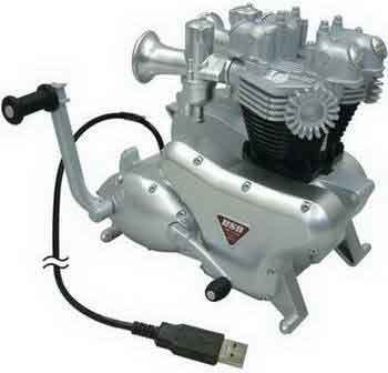 Hub USB 2.0 con forma de motor clásico