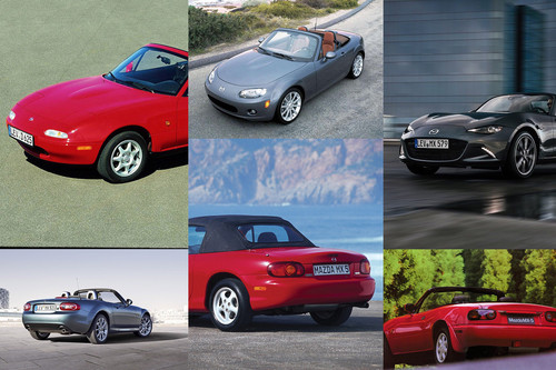 Historia del Mazda MX-5: Cuatro generaciones de diversión pura a un precio razonable