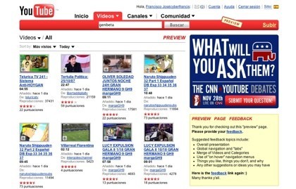 YouTube prueba otro diseño