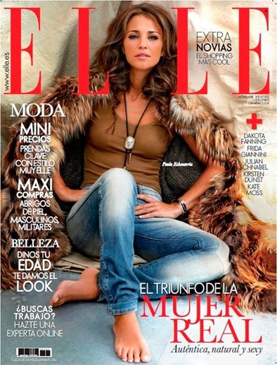 Paula Echevarría corta el bacalao en Elle