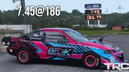 ¡Increíble! Este Honda Civic de 1.500 CV es el Civic más rápido del mundo con 7,45 segundos en el cuarto de milla