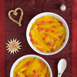 Mango caramelizado al ron con especias. Receta de postre de Navidad