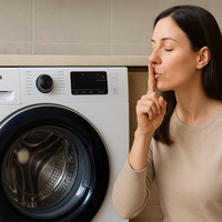 Con el modo silencioso de mi lavadora Samsung puedo poner la colada de noche sin molestar a nadie