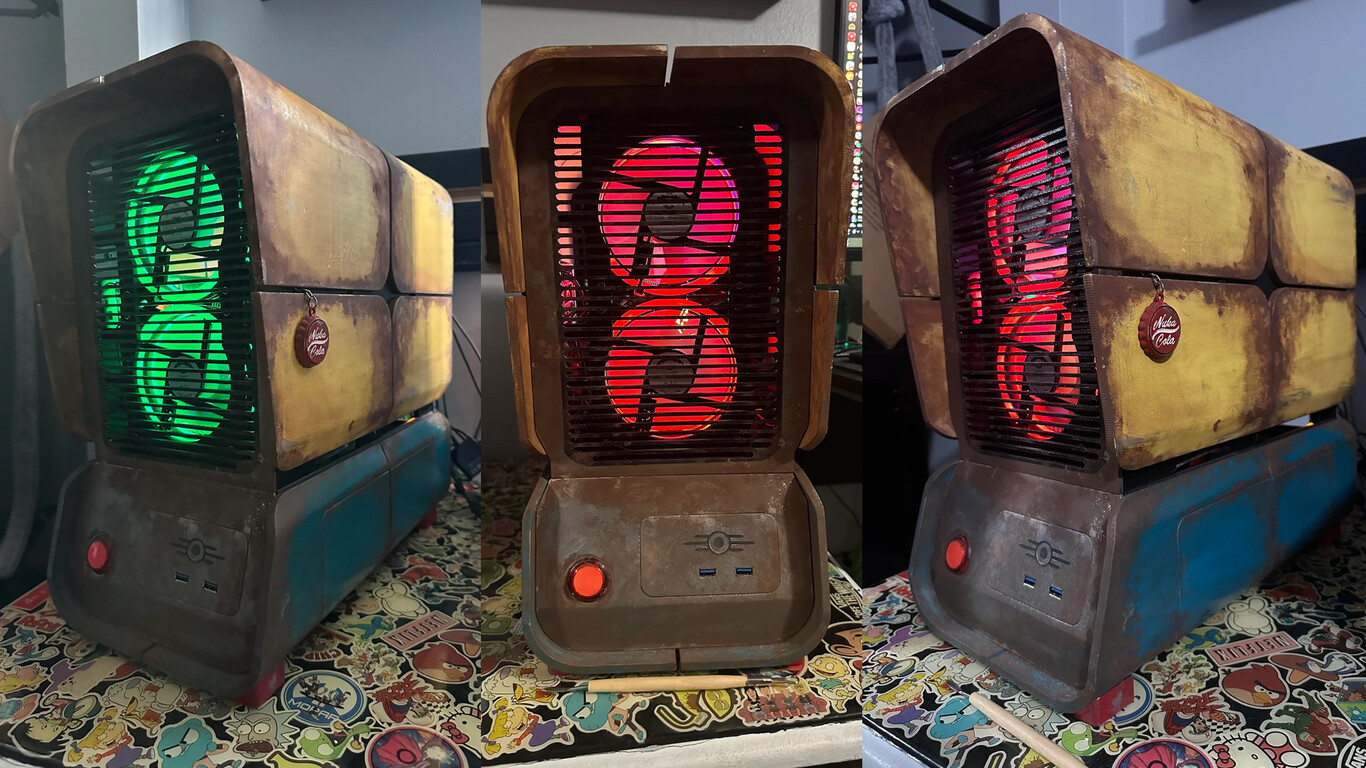 Este fan de Fallout ha tardado tres meses en montar un PC inspirado en ...