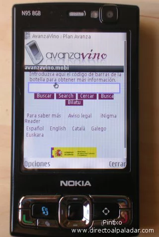 AvanzaVino.mobi, un portal de vinos para el movil