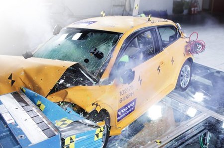 Volvo muestra en Detroit el crash test del C30 eléctrico