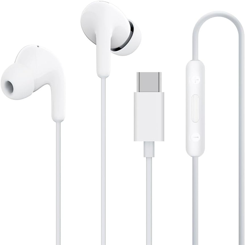 Xiaomi Type-C Earphones Auriculares con Cable Tipo-C Negro