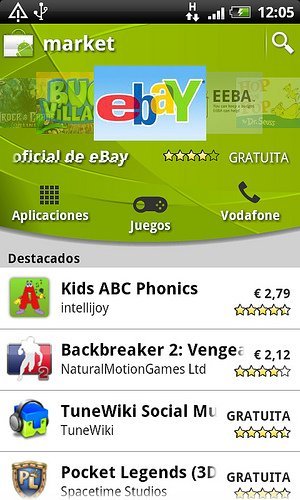 Vodafone lanza su propio canal dentro de Android Market