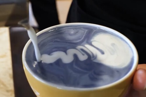 Café con espirulina