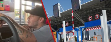 Le tocaba pagar el peaje y se negó por estado de la carretera: "Se me ha partido el paragolpes y casi parto una llanta. Si llego a ir con el camión me hubiera ido a la cuneta"