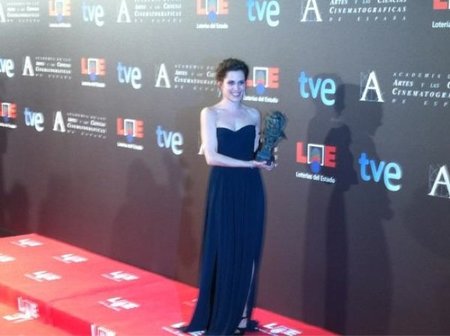 Y al final ha sido verdad... María León se ha llevado el Goya al agua