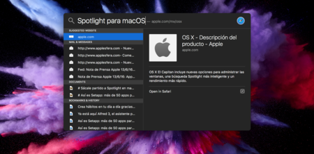 Sácale partido a Spotlight en macOS: 12 atajos de teclado con los que ser el más veloz