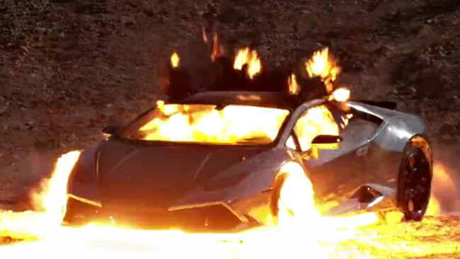 Lamborghini Huracán explosión NFT