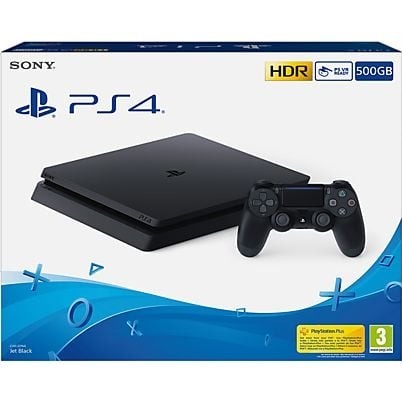 Consola - Sony PS4, 500 GB, Negro + Gran Turismo Sport + Death Stranding