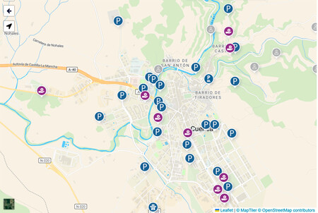 Parkings Pernoctar camper Cuenca