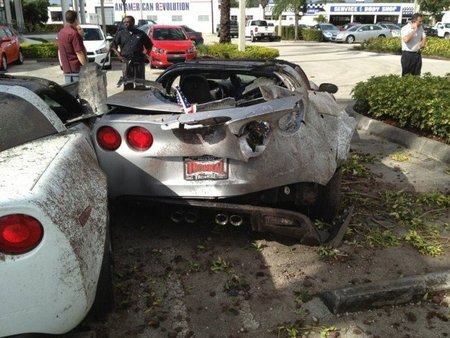 Corvette Accidente 1