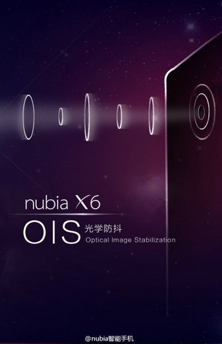 ZTE Nubia X6 contará con estabilización óptica en su cámara