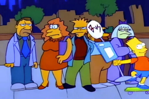 Apenas salen unos segundos en Los Simpson, pero estos cinco personajes son clave para entender la estética de la serie de Matt Groening 