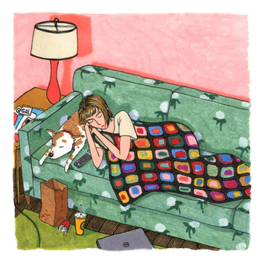 ¿Qué hacemos las mujeres cuando nadie nos mira? Estas ilustraciones nos lo cuentan