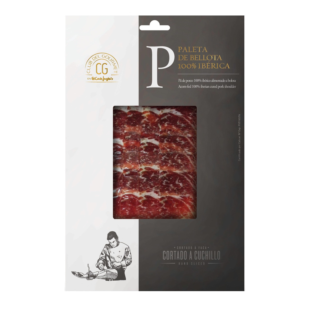 Club del Gourmet - Paleta de bellota 100% ibérica loncheada 