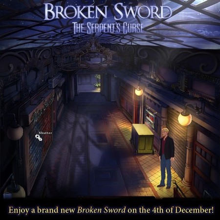 'Broken Sword: La Maldición de la Serpiente' iniciará su andadura en diciembre
