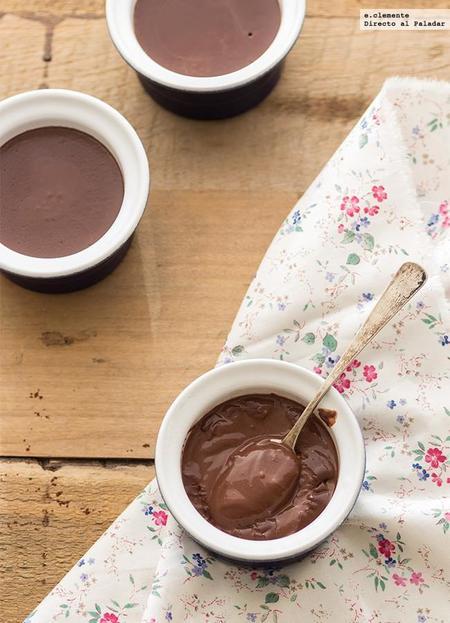 Natillas de chocolate receta