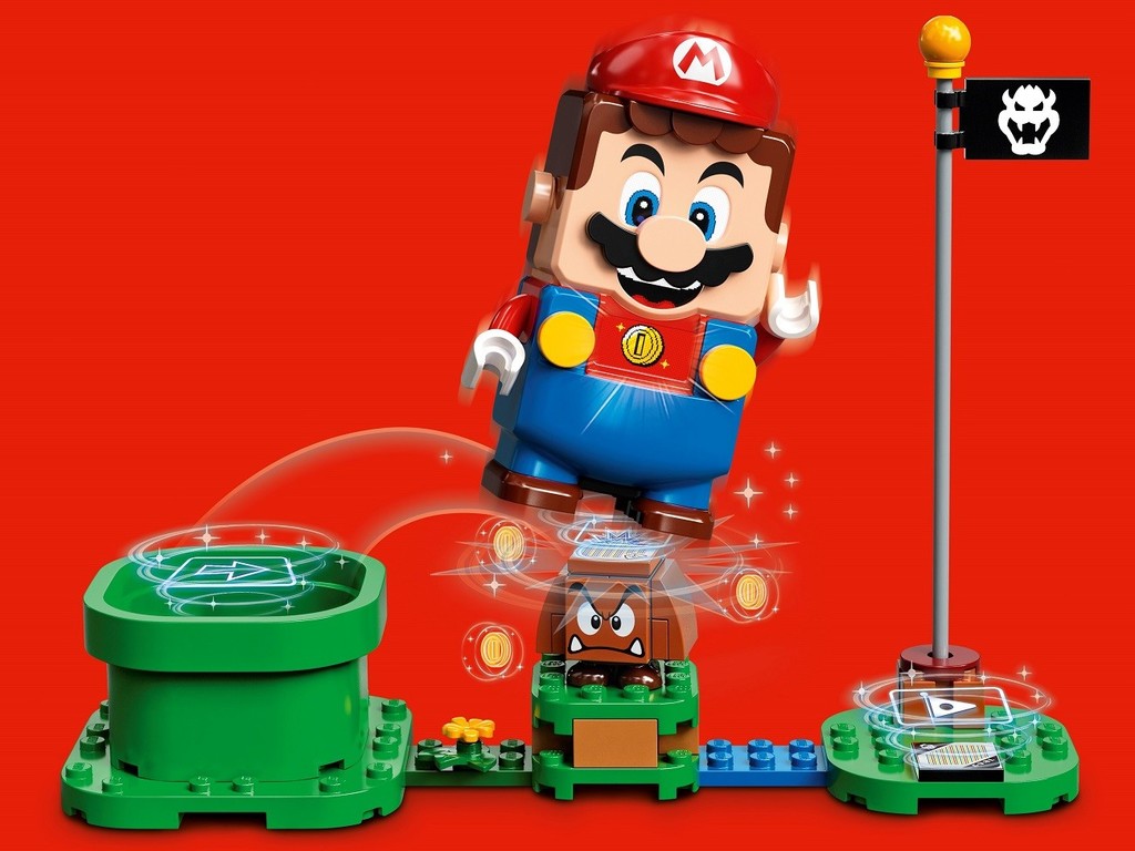 Este usuario ha convertido el muñeco de LEGO Super Mario en un mando para jugar al Super Mario Bros de NES Este usuario ha convertido el muñeco de LEGO Super Mario en un mando para jugar al Super Mario Bros de NES
