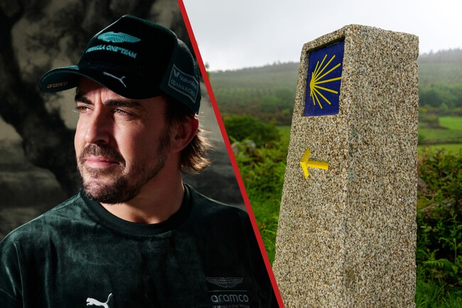 Fernando Alonso Camino Santiago Retirada