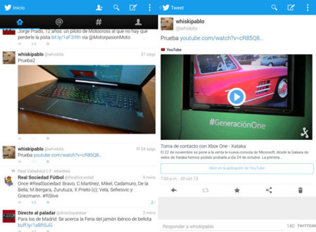 Twitter activa la previsualización de imágenes y vídeos en sus clientes móviles