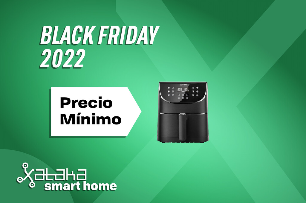 Por el  Black Friday de MediaMarkt puedes conseguir la mejor freidora de aire de Cosori de 5,5 L tirada de precio, para una cocina saludable