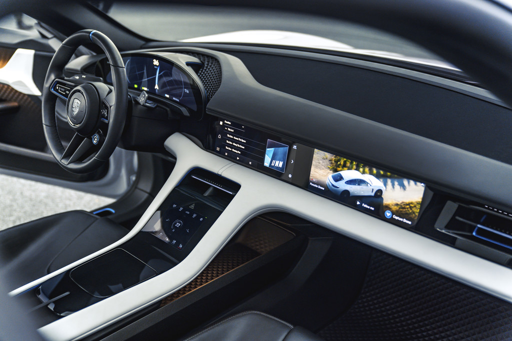 Porsche Mission E interior