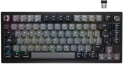 CORSAIR K65 PLUS WIRELESS 75% RGB Teclado Mecánico