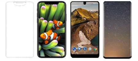 フレームなしの比較