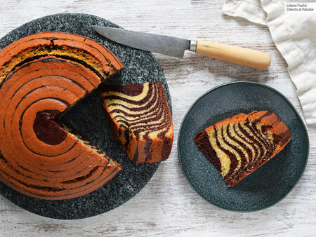 Bizcocho cebra: la receta del mejor bizcocho marmolado para dejar a todos con la boca abierta