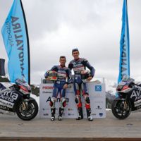 Clavos, nieve y frío. Así ha sido la impactante presentación del equipo Avintia Racing de MotoGP