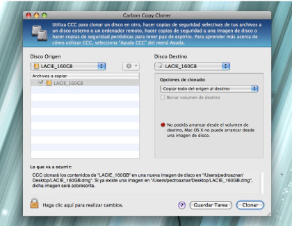 La versión 3.1 de Carbon Copy Cloner ya está disponible
