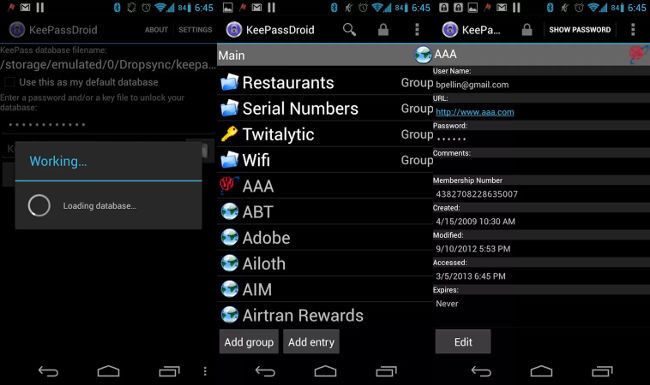 KeePassDroid
