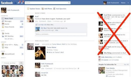 Cómo ocultar el nuevo "Ticker" de Facebook