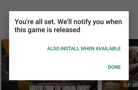Google Play Store permitirá instalar automáticamente las aplicaciones y juegos con registro previo