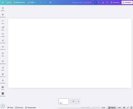 Canva slide