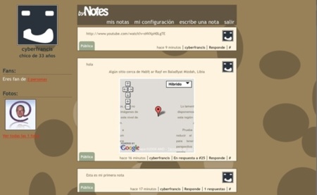 ByNotes, servicio de microblogging con geoposicionamiento