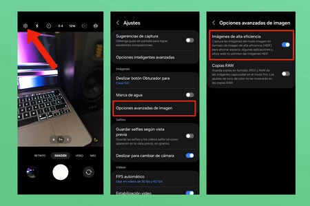 One UI を使用して Samsung Galaxy で高効率画像フォーマットをアクティブ化する方法。